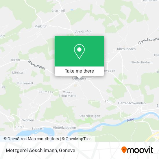 Metzgerei Aeschlimann map