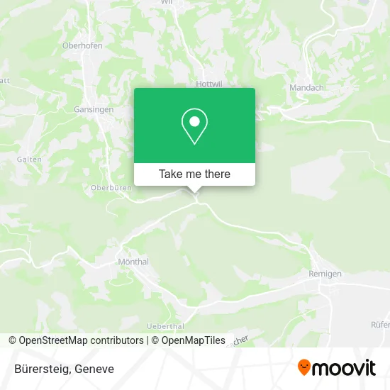 Bürersteig plan