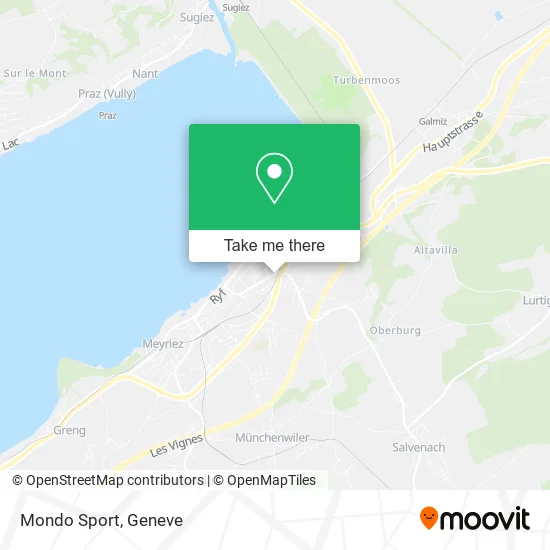 Mondo Sport map