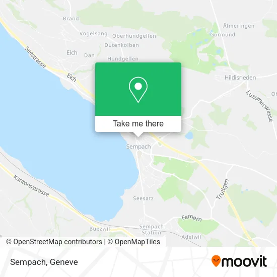 Sempach map
