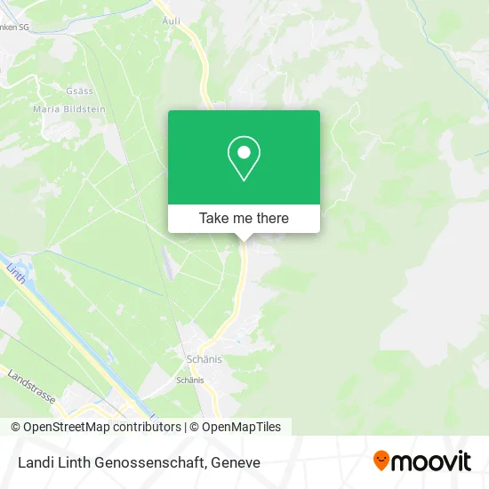 Landi Linth Genossenschaft map