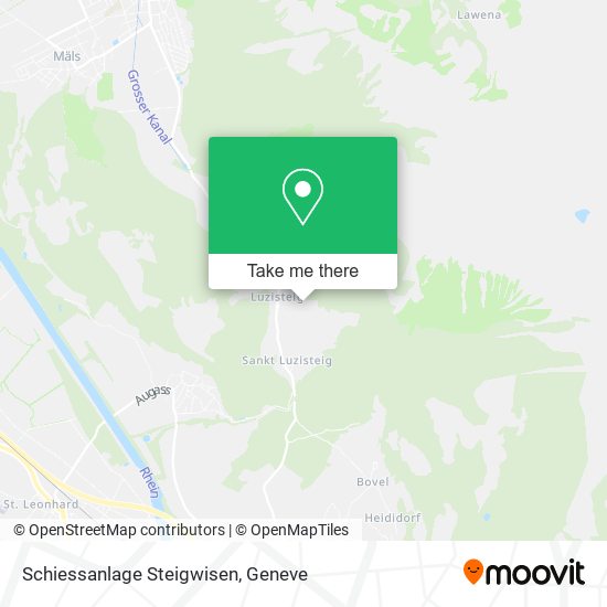 Schiessanlage Steigwisen map