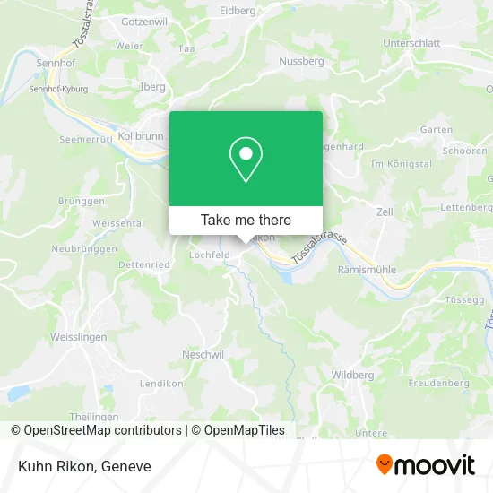 Kuhn Rikon map