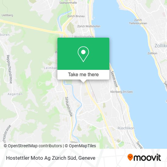 Hostettler Moto Ag Zürich Süd map