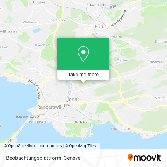 Beobachtungsplattform map