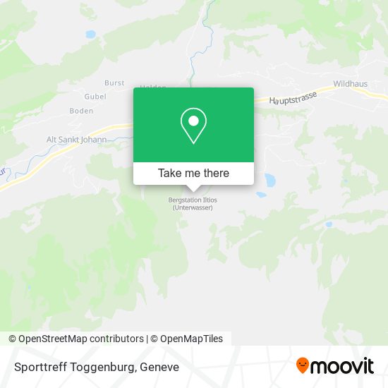 Sporttreff Toggenburg map