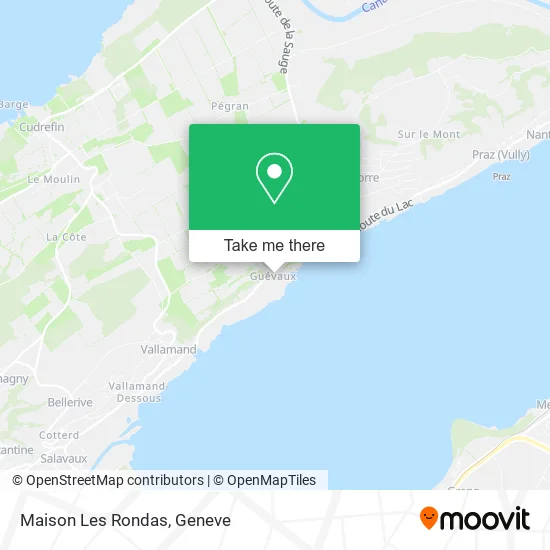 Maison Les Rondas map