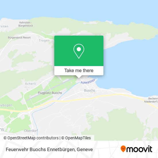 Feuerwehr Buochs Ennetbürgen map