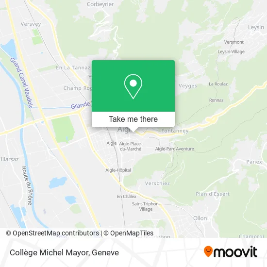 Collège Michel Mayor map