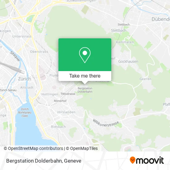 Bergstation Dolderbahn map