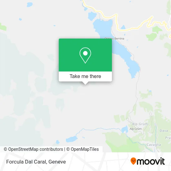 Forcula Dal Caral map