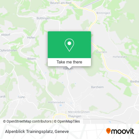 Alpenblick Trainingsplatz map