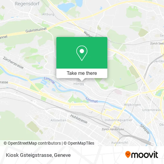 Kiosk Gsteigstrasse map