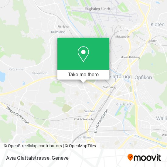 Avia Glattalstrasse map