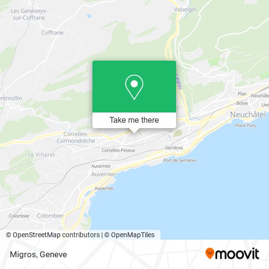 Migros map