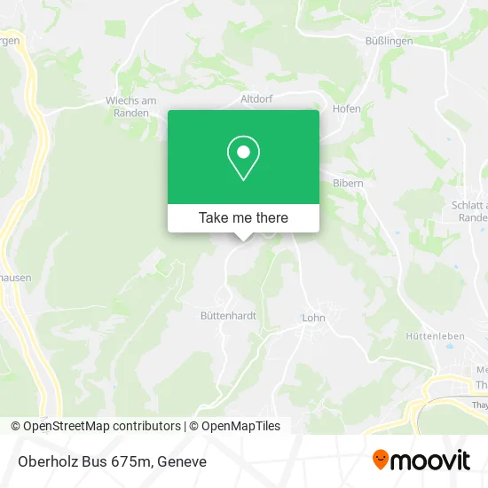 Oberholz Bus 675m map