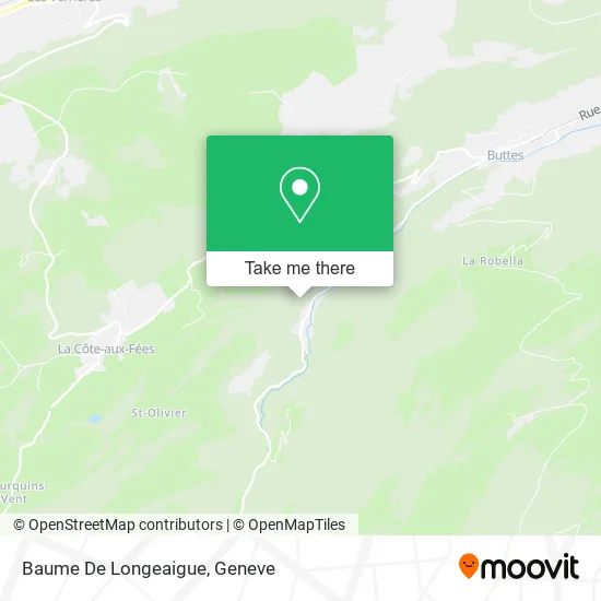 Baume De Longeaigue map