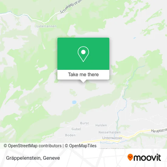 Gräppelenstein map
