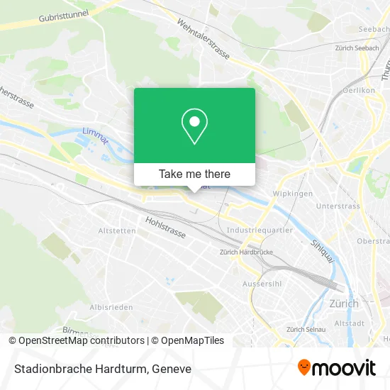 Stadionbrache Hardturm map