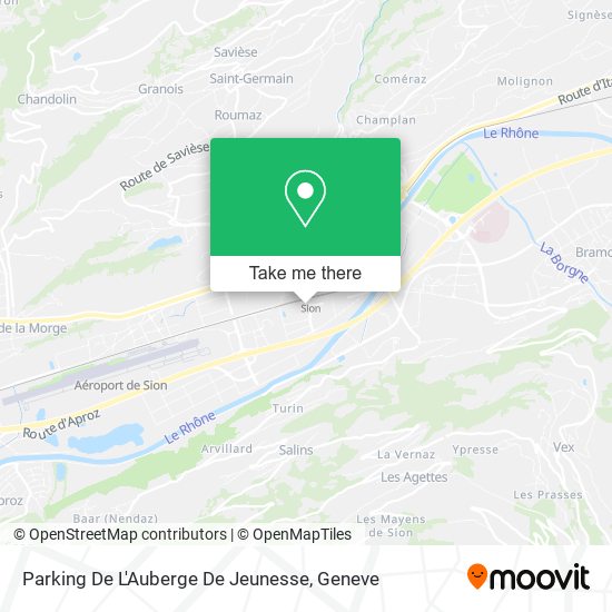 Parking De L'Auberge De Jeunesse map
