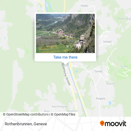 Rothenbrunnen map