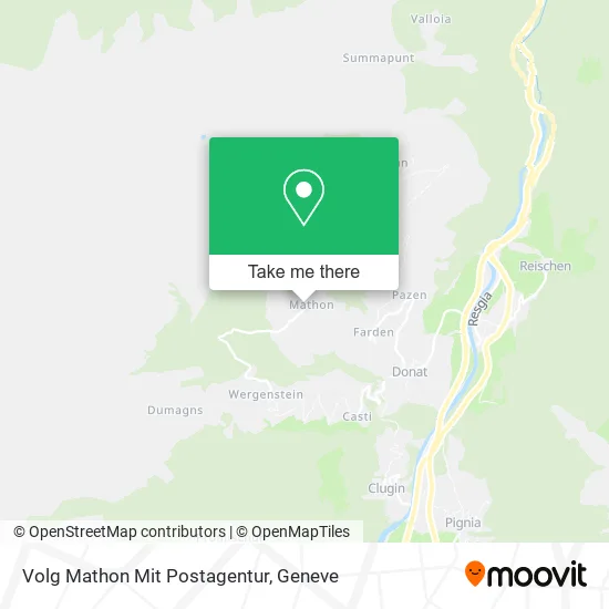 Volg Mathon Mit Postagentur map