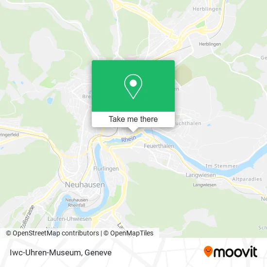 Iwc-Uhren-Museum map