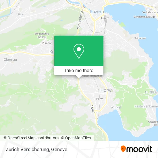 Zürich Versicherung map