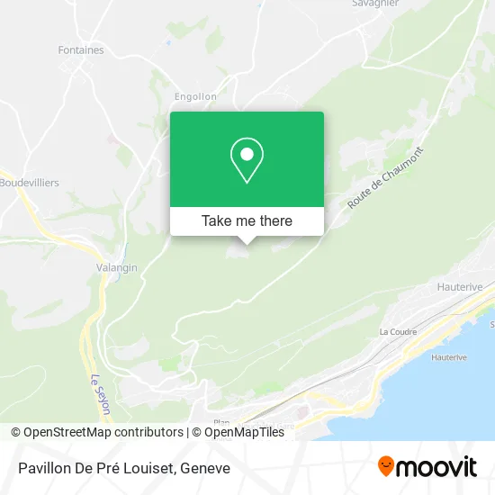 Pavillon De Pré Louiset map