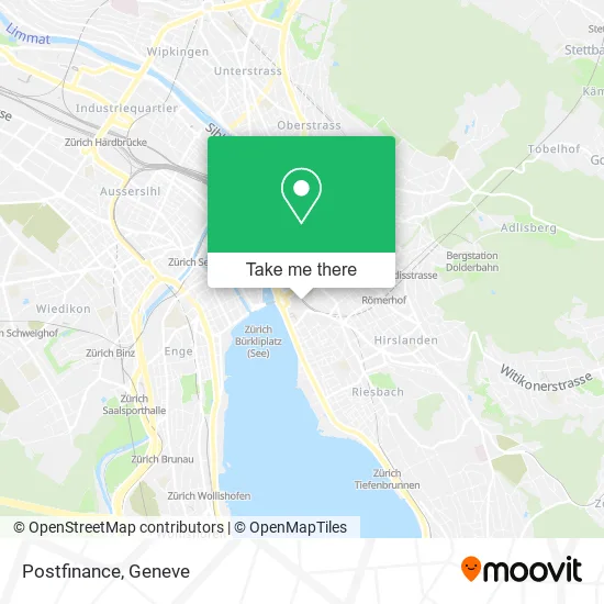 Postfinance map