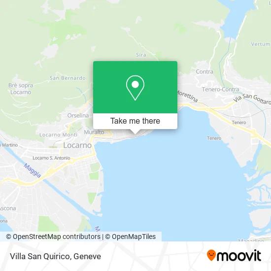 Villa San Quirico map