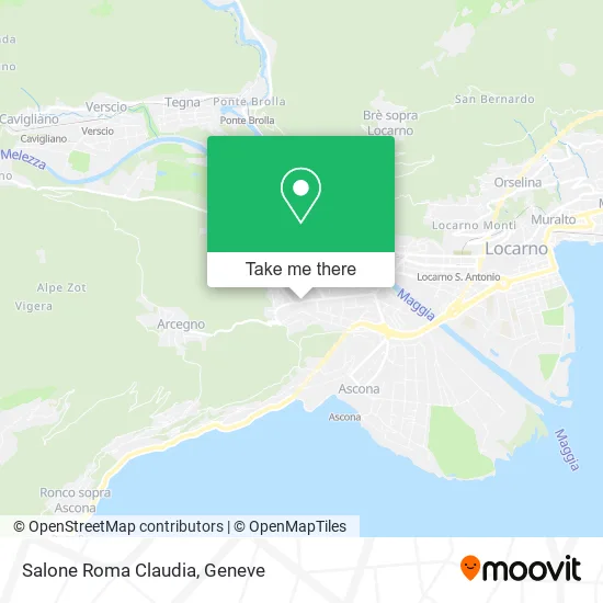 Salone Roma Claudia map