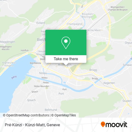 Pré-Künzi - Künzi-Matt map