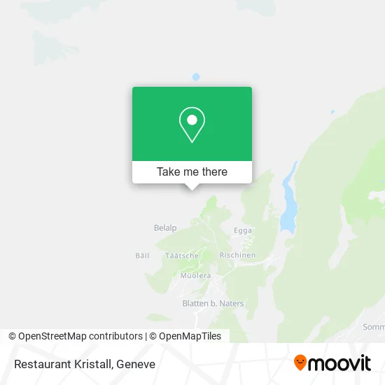 Restaurant Kristall map