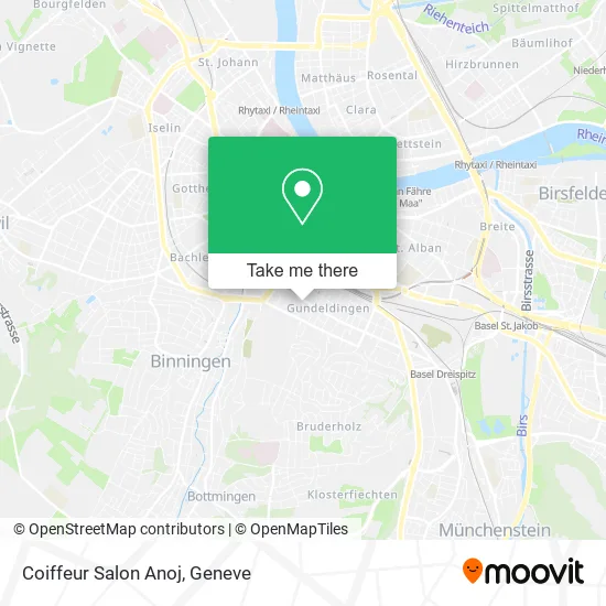 Coiffeur Salon Anoj map