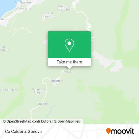 Ca Caldéra plan