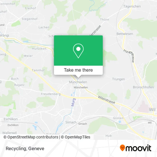 Recycling map