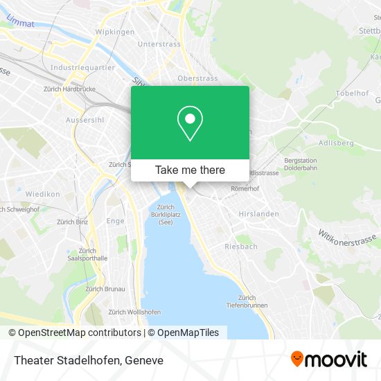 Theater Stadelhofen map