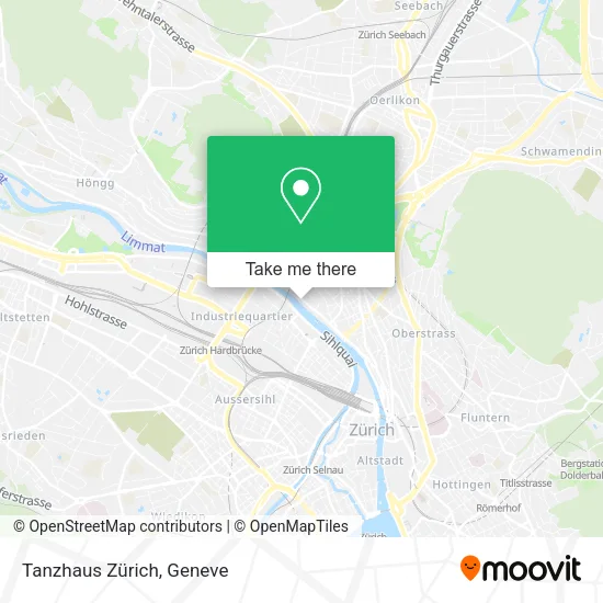Tanzhaus Zürich map