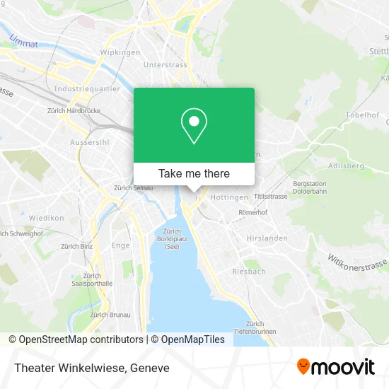 Theater Winkelwiese map