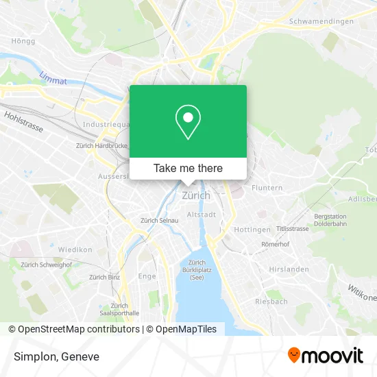 Simplon map