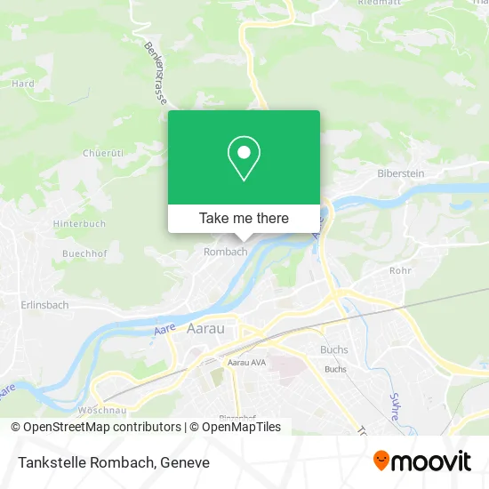 Tankstelle Rombach map