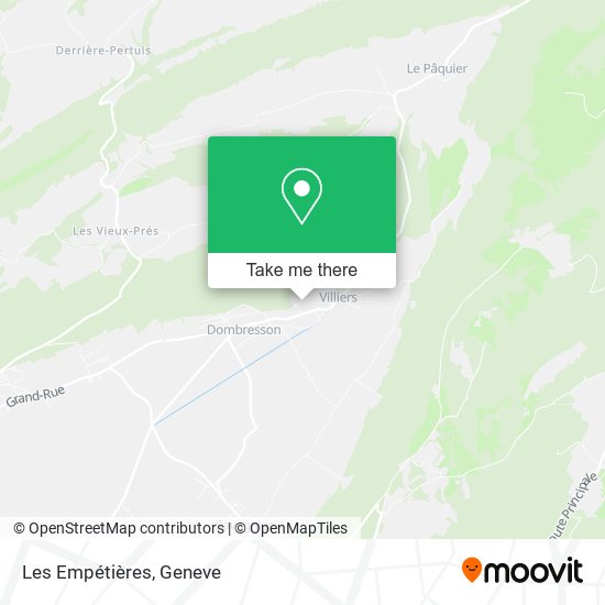 Les Empétières map