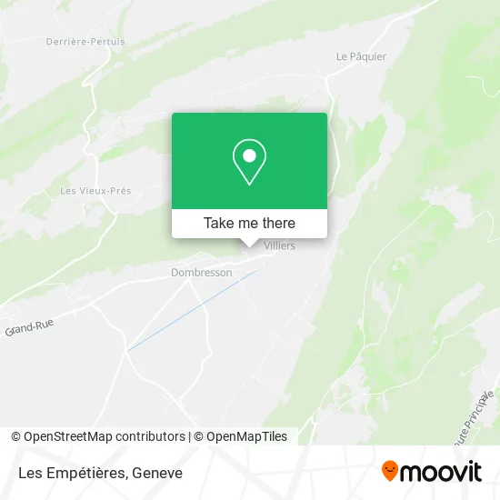 Les Empétières map