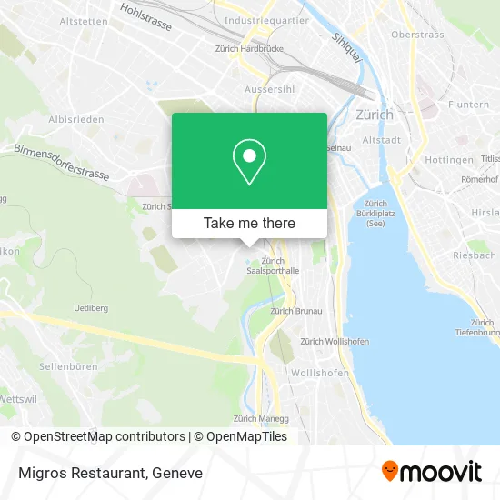 Migros Restaurant map