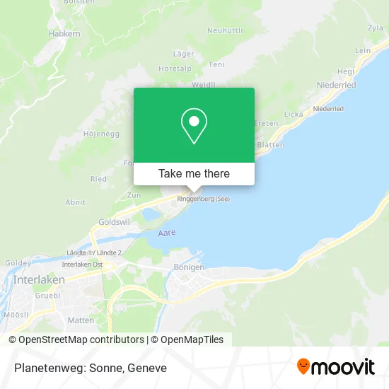 Planetenweg: Sonne map