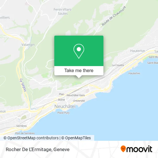 Rocher De L'Ermitage map