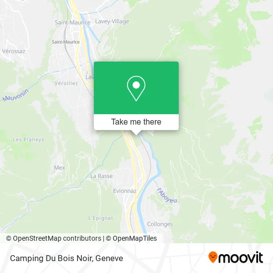 Camping Du Bois Noir map