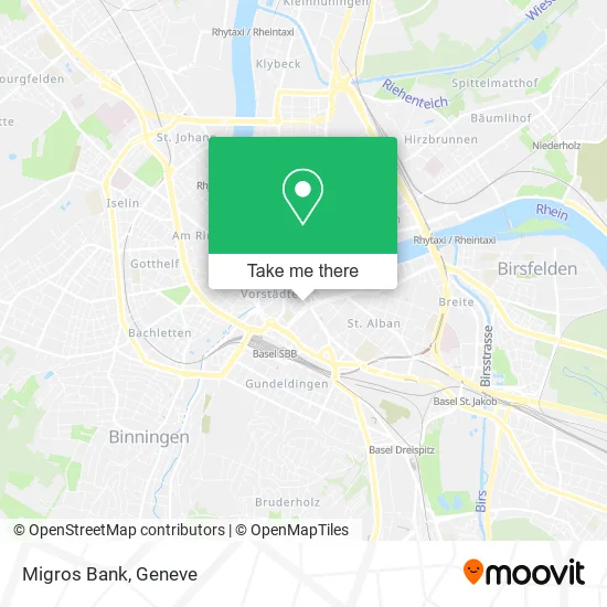Migros Bank map