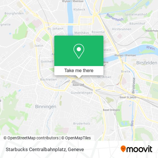 Starbucks Centralbahnplatz map